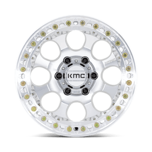 KMC KM237 RIOT BEADLOCK Machined 17x8.5 0 6x139.7mm 108mm - Wheelwiz