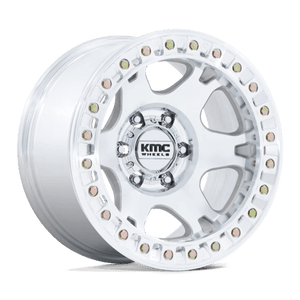 KMC KM238 VI BEADLOCK Machined 17x9 -38 5x127mm 71.5mm - Wheelwiz