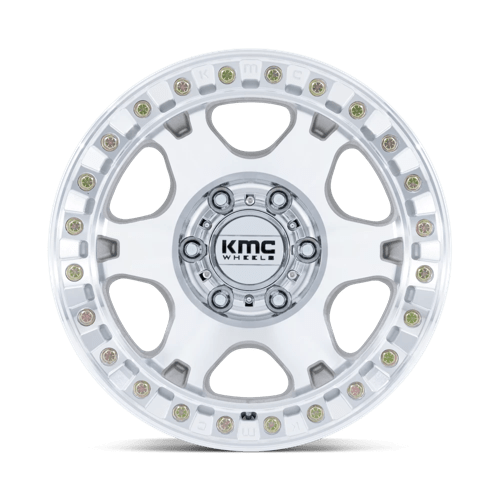 KMC KM238 VI BEADLOCK Machined 17x9 -12 Custom 72.6mm - Wheelwiz