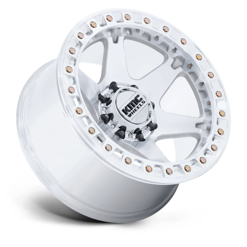 KMC KM238 VI BEADLOCK Machined 20x10 -48 6x135mm 87.1mm