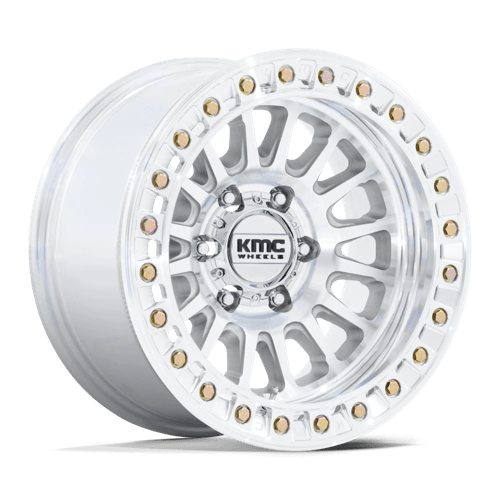 KMC KM239 IMPACT BEADLOCK Machined 17x9 +1 5x139.7mm 77.8mm - Wheelwiz