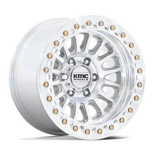 KMC KM239 IMPACT BEADLOCK Machined 17x9 -12 6x135mm 87.1mm - Wheelwiz