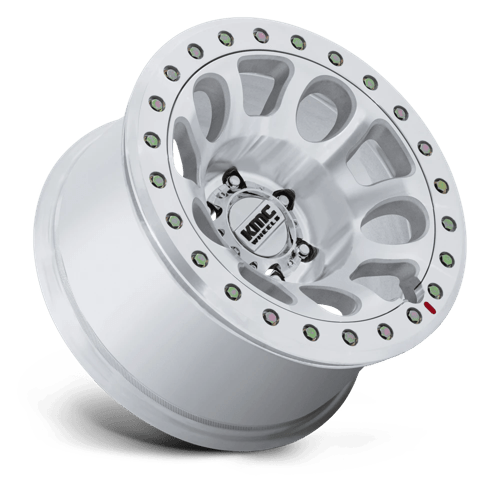 KMC KM241 E25 BEADLOCK Machined 17x9 -38 5x127mm 71.5mm - Wheelwiz