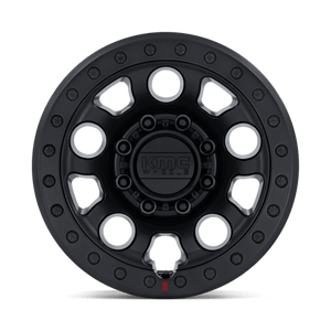 KMC KM241 E25 BEADLOCK Blackout 17x9 +1 8x165.1mm 125.1mm - Wheelwiz