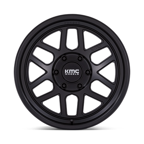 KMC KM446 MESA FORGED MONOBLOCK Satin Black 18x9 -12 6x139.7mm 106.1mm