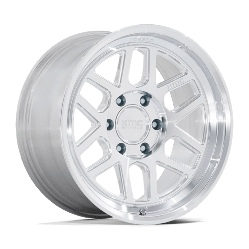 KMC KM446 MESA FORGED MONOBLOCK Raw Machined 18x9 +18 6x139.7mm 106.1mm - Wheelwiz