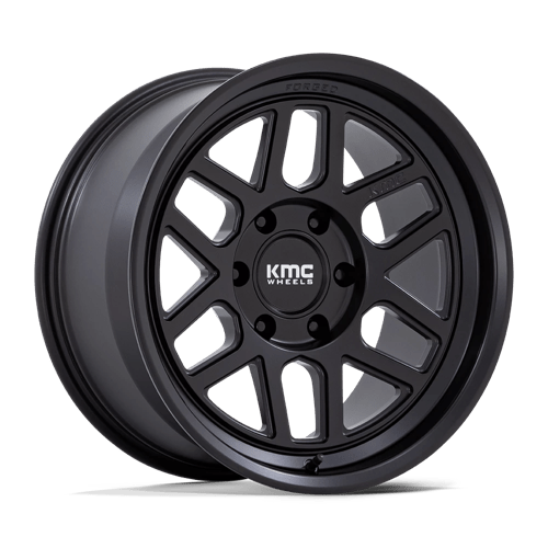 KMC KM446 MESA FORGED MONOBLOCK Satin Black 18x9 +18 6x139.7mm 106.1mm - Wheelwiz