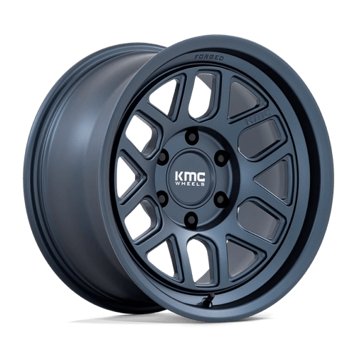 KMC KM446 MESA FORGED MONOBLOCK Metallic Blue 17x8.5 0 6x135mm 87.1mm - Wheelwiz