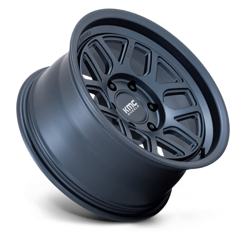 KMC KM446 MESA FORGED MONOBLOCK Metallic Blue 17x8.5 0 6x135mm 87.1mm - Wheelwiz