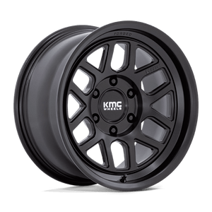 KMC KM446 MESA FORGED MONOBLOCK Satin Black 17x8.5 -10 6x139.7mm 106.1mm - Wheelwiz