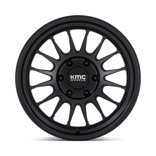 KMC KM447 IMPACT FORGED MONOBLOCK Satin Black 17x8.5 -10 6x139.7mm 106.1mm
