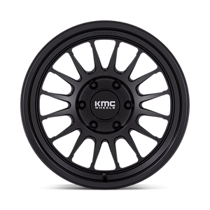 KMC KM447 IMPACT FORGED MONOBLOCK Satin Black 17x8.5 0 6x135mm 87.1mm - Wheelwiz