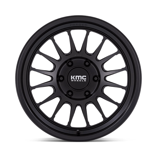 KMC KM447 IMPACT FORGED MONOBLOCK Satin Black 18x9 +18 6x135mm 87.1mm - Wheelwiz