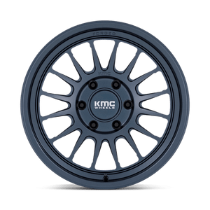 KMC KM447 IMPACT FORGED MONOBLOCK Metallic Blue 17x8.5 0 6x135mm 87.1mm - Wheelwiz