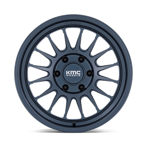 KMC KM447 IMPACT FORGED MONOBLOCK Metallic Blue 18x9 +18 6x135mm 87.1mm - Wheelwiz