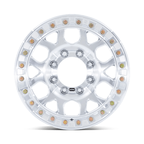 KMC KM450 MESA FORGED BEADLOCK Raw Machined 17x9 0 Custom 108mm - Wheelwiz
