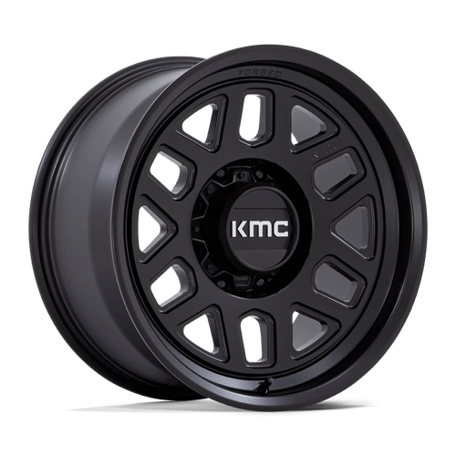KMC KM451 MESA FORGED MONOBLOCK Satin Black 18x9 +18 8x180mm 124.2mm - Wheelwiz