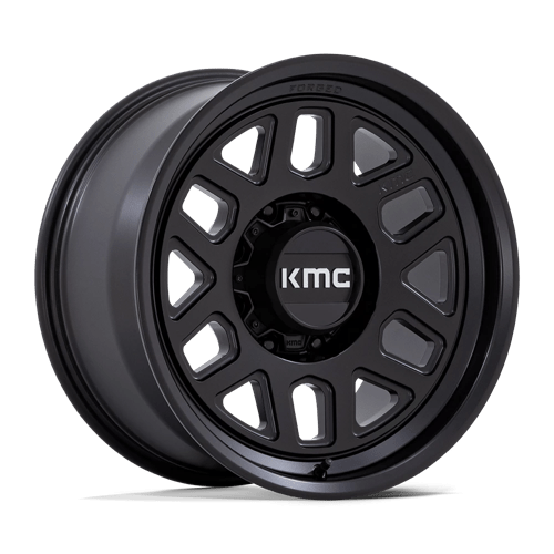 KMC KM451 MESA FORGED MONOBLOCK Satin Black 18x9 0 8x180mm 124.2mm - Wheelwiz