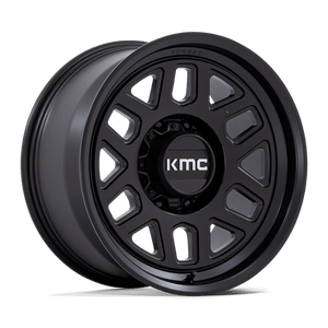 KMC KM451 MESA FORGED MONOBLOCK Satin Black 18x9 0 8x180mm 124.2mm - Wheelwiz
