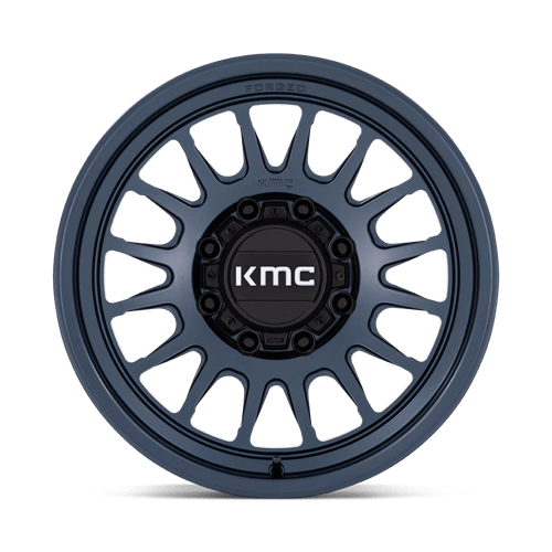 KMC KM452 IMPACT FORGED MONOBLOCK Metallic Blue 18x9 +18 8x165.1mm 125.1mm - Wheelwiz
