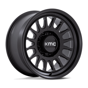 KMC KM452 IMPACT FORGED MONOBLOCK Satin Black 18x9 +18 8x170mm 125.1mm - Wheelwiz