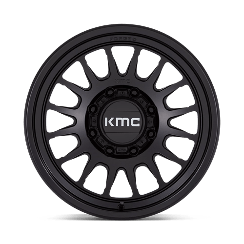 KMC KM452 IMPACT FORGED MONOBLOCK Satin Black 18x9 0 8x180mm 124.2mm - Wheelwiz