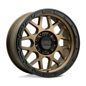 KMC KM535 GRENADE OFF-ROAD Matte Bronze Matte Black Lip 16x8 -6 6x139.7mm 106.1mm - WheelWiz