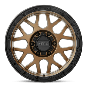 KMC KM535 GRENADE OFF-ROAD Matte Bronze W/ M-black Lip 17x9 -12 6x135mm 87.1mm - Wheelwiz