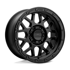 KMC KM535 GRENADE OFF-ROAD Matte Black 17x9 -12 6x139.7mm 106.1mm - Wheelwiz