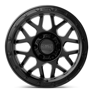 KMC KM535 GRENADE OFF-ROAD Matte Black 18x8.5 00 8x180mm 124.2mm - WheelWiz