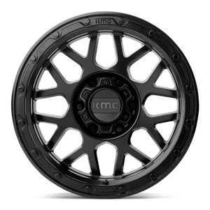 KMC KM535 GRENADE OFF-ROAD Matte Black 17x8.5 0 8x170mm 125.1mm - Wheelwiz