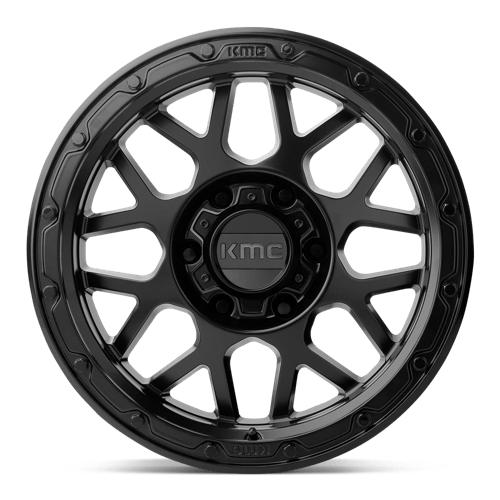 KMC KM535 GRENADE OFF-ROAD Matte Black 17x8.5 0 6x139.7mm 106.1mm - Wheelwiz