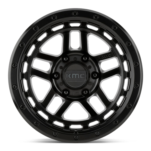 KMC KM540 RECON Satin Black 17x8.5 +18 6x120mm 66.9mm - Wheelwiz