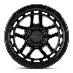 KMC KM540 RECON Satin Black 17x8.5 +18 6x120mm 66.9mm - Wheelwiz