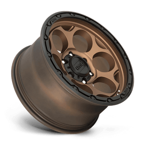 KMC KM541 DIRTY HARRY Matte Bronze W/ Black Lip 17x8.5 +18 5x127mm 71.5mm - Wheelwiz