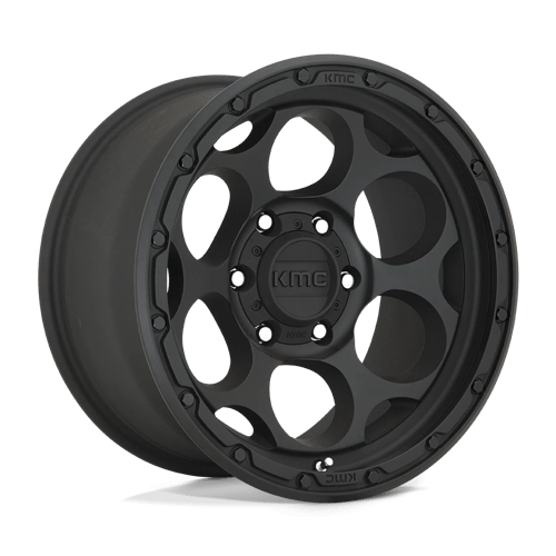 KMC KM541 DIRTY HARRY Textured Black 18x8.5 +18 5x150mm 110.1mm - Wheelwiz