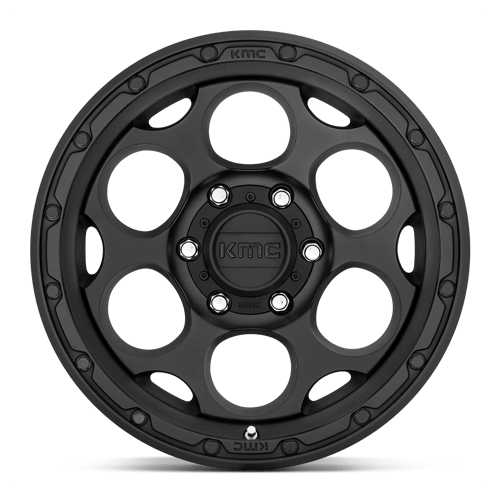 KMC KM541 DIRTY HARRY Textured Black 17x8.5 0 6x135mm 87.1mm - Wheelwiz