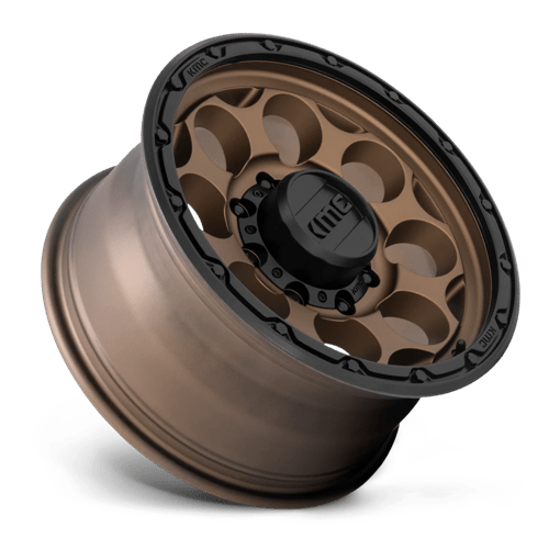 KMC KM541 DIRTY HARRY Matte Bronze W/ Black Lip 17x8.5 0 8x165.1mm 125.1mm - Wheelwiz