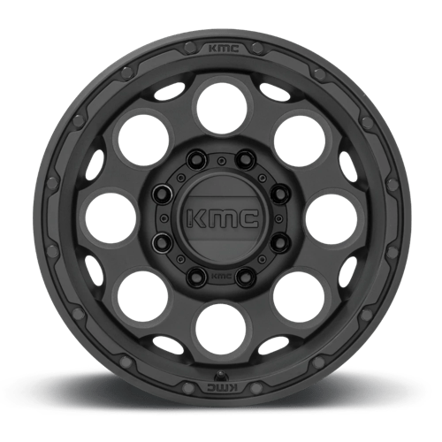 KMC KM541 DIRTY HARRY Textured Black 17x8.5 0 8x180mm 124.2mm - Wheelwiz