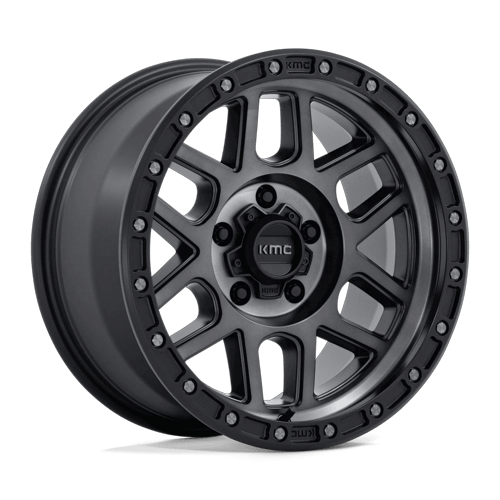 KMC KM544 MESA Satin Black W/ Gray Tint 17x9 -12 5x150mm 110.1mm