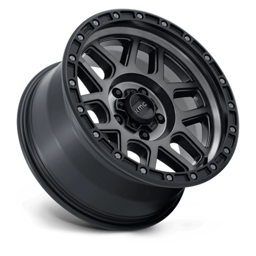 KMC KM544 MESA Satin Black W/ Gray Tint 20x9 +25 5x150mm 110.1mm