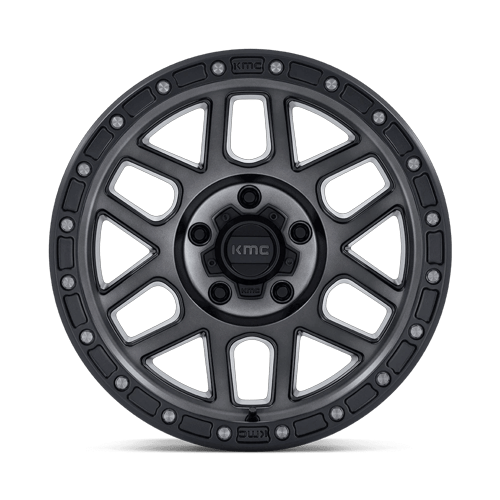 KMC KM544 MESA Satin Black W/ Gray Tint 20x9 +25 5x150mm 110.1mm - Wheelwiz