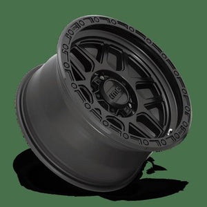KMC KM544 MESA Satin Black W/ Gloss Black Lip 18x9 +18 6x120mm 66.9mm