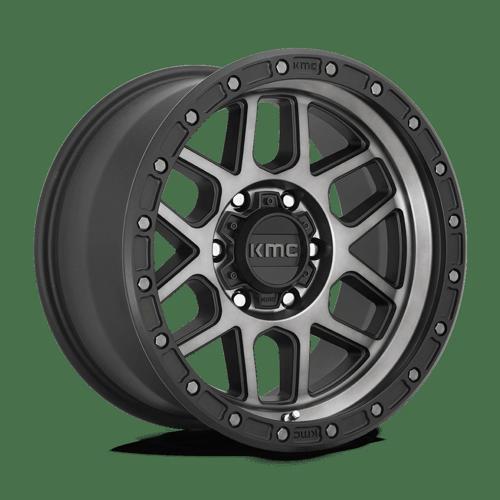 KMC KM544 MESA Satin Black W/ Gray Tint 20x9 +18 8x180mm 124.2mm