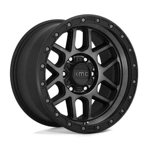 KMC KM544 MESA Satin Black W/ Gray Tint 20x9 +18 8x180mm 124.2mm