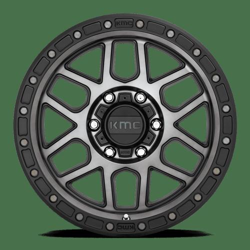 KMC KM544 MESA Satin Black W/ Gray Tint 17x8.5 0 6x139.7mm 106.1mm