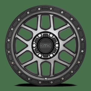 KMC KM544 MESA Satin Black W/ Gray Tint 17x8.5 0 6x139.7mm 106.1mm