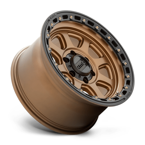 KMC KM548 CHASE Matte Bronze W/ Black Lip 18x9 +18 8x170mm 125.1mm - Wheelwiz