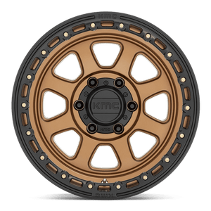 KMC KM548 CHASE Matte Bronze W/ Black Lip 20x9 0 8x170mm 125.1mm - Wheelwiz