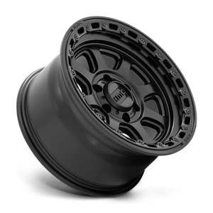 KMC KM548 CHASE Satin Black W/ Gloss Black Lip 20x9 0 6x135mm 87.1mm - Wheelwiz